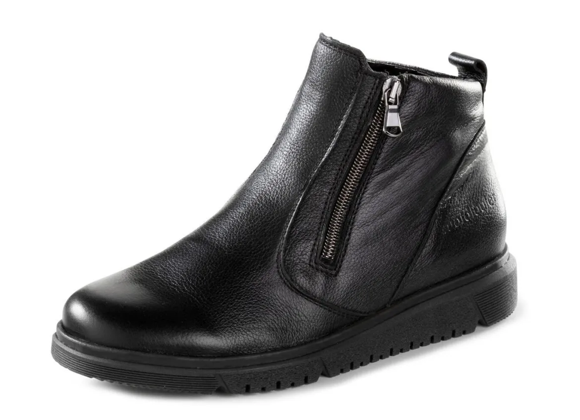 Waldläufer, bequeme Damen-Stiefeletten, Winterschuhe, Weite H, mit herausnehmbarem Fußbett