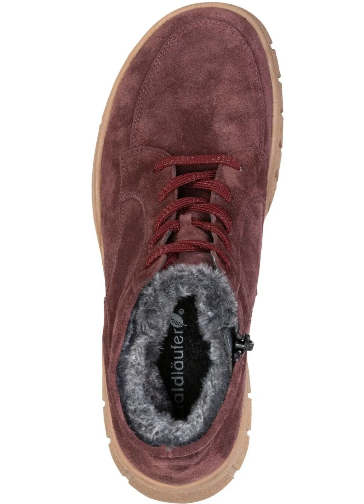 Waldläufer, gefütterte Damen-Stiefeletten, Winterschuhe, Weite H, mit herausnehmbarem Fußbett