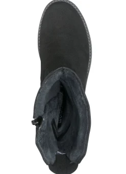 Waldläufer, gefütterte Damen-Stiefel, Winterschuhe, Weite H, mit Lammfell