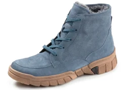 Waldläufer, gefütterte Damen-Stiefeletten, Winterschuhe, Weite H, mit herausnehmbarem Fußbett