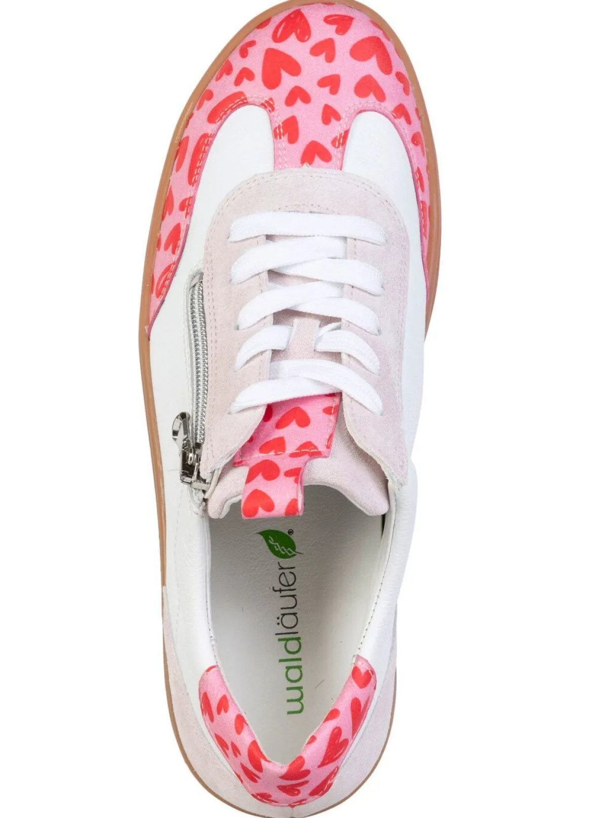 Waldläufer, modische Damen-Sneaker, Weite H, mit herausnehmbarem Fußbett