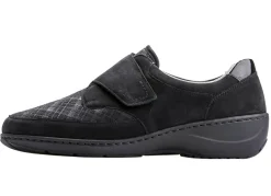 Waldläufer Slipper mit Stretchmaterial im Ballenbereich