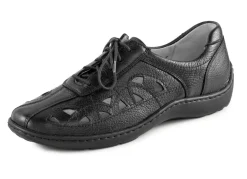 Waldläufer, sommerliche Damen-Schnürschuhe, Weite H, mit herausnehmbarem Fußbett