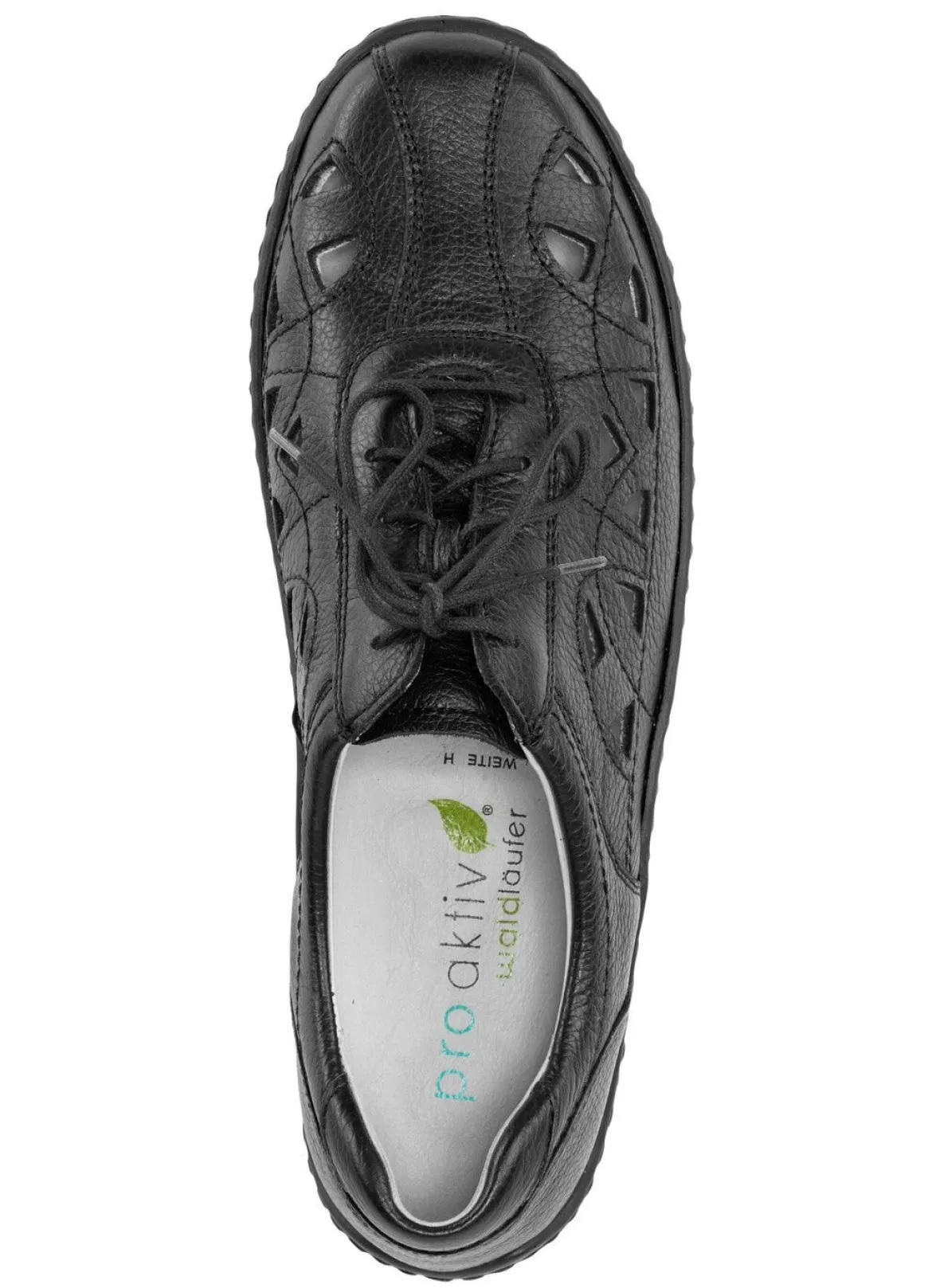 Waldläufer, sommerliche Damen-Schnürschuhe, Weite H, mit herausnehmbarem Fußbett