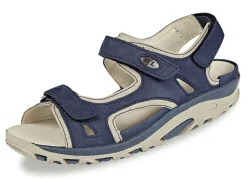 Waldläufer, sportliche Damen-Sandalen, Weite H, mit herausnehmbarem Fußbett