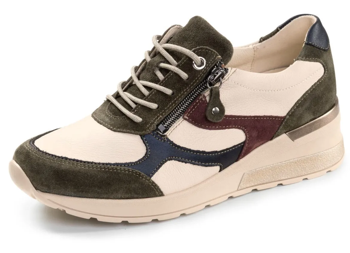 Waldläufer, trendige Damen-Sneaker, Weite H, mit herausnehmbarem Fußbett