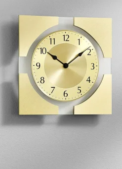 Wanduhr aus Glas mit Funkuhrwerk