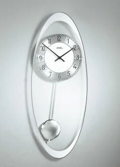 Wanduhr aus hochwertigem Mineralglas