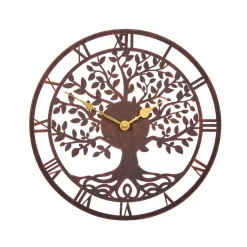 Wanduhr mit Lebensbaummotiv