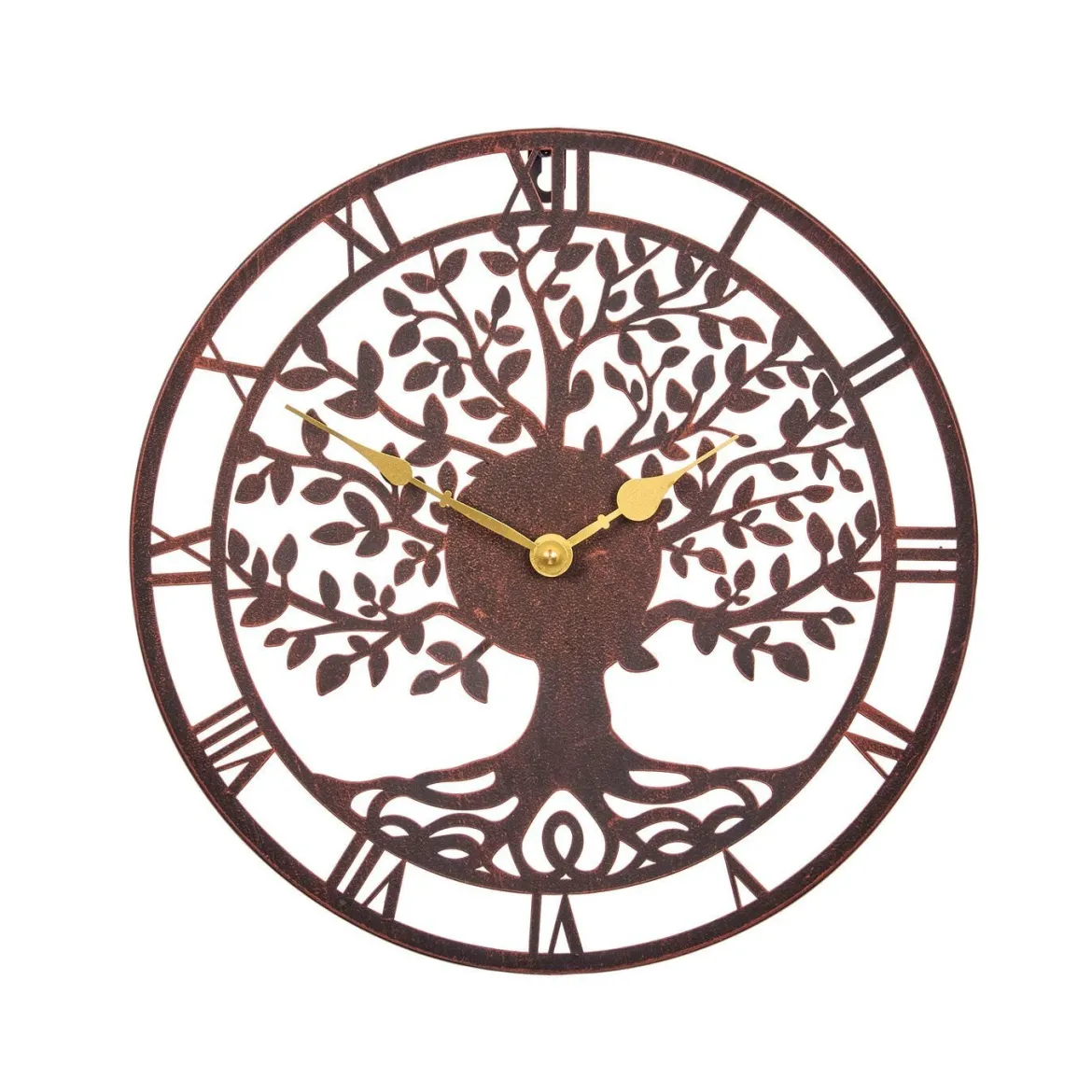 Wanduhr mit Lebensbaummotiv
