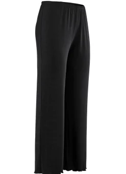 Weich fließende, 7/8-lange Hose