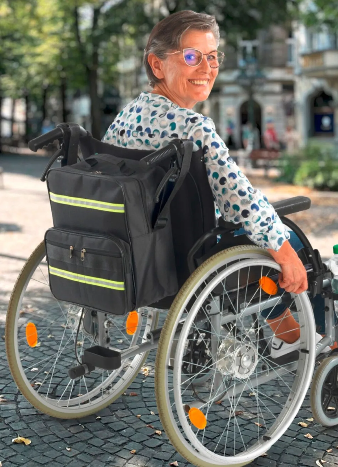 Wetterfeste Rollstuhl-/Rollator-Tasche