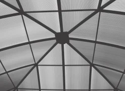 Wetterfester Kuppelpavillon mit stabilem Gestell