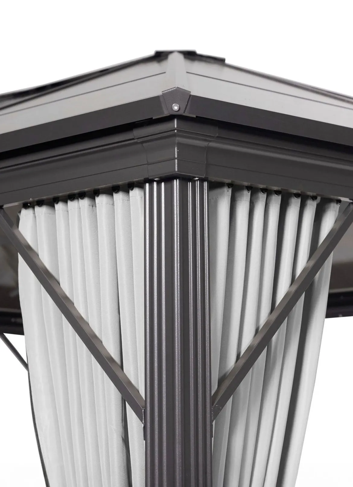 Wetterfester Kuppelpavillon mit stabilem Gestell