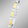 Wunderschön und modern: Armband in Bicolor