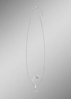 Wunderschönes Schmuck-Set aus Silber, 2-teilig