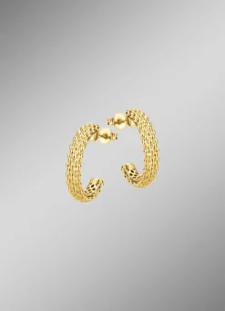 Zeitlose Creolen in feinstem Gold