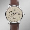 Zeppelin-Automatik-Herrenuhr mit Lederband
