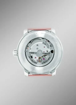 Zeppelin-Automatik-Herrenuhr mit Edelstahlgehäuse und Lederband